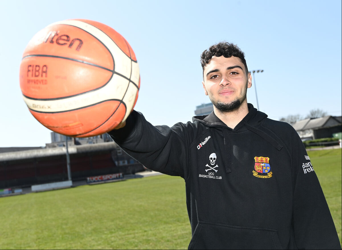 Daryl Cuff basketball winner at the UCC Sports stars awards for 2024/25. Picture; Eddie O'Hare Daryl Cuff basketball winner at the UCC Sports stars awards for 2024/25. Picture; Eddie O'Hare