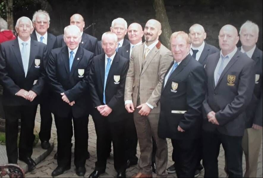  of the Cork Ex-Boxers Association in Bishop Lucey Park with Gary Spike O'Sullivan in 2016. 