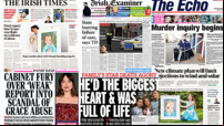 What the papers say: Wednesday's front pages