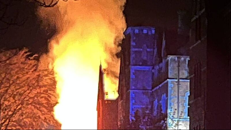 'Serious concern' after emergency services fight overnight blaze at former Cork city convent 'Serious concern' after emergency services fight overnight blaze at former Cork city convent