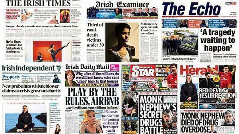 What the papers say: Friday's front pages What the papers say: Friday's front pages