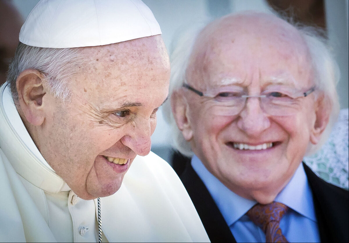Pope Francis pictured with President Michael D Higgins during a visit to Ireland. Picture: Danny Lawson Pope Francis pictured with President Michael D Higgins during a visit to Ireland. Picture: Danny Lawson