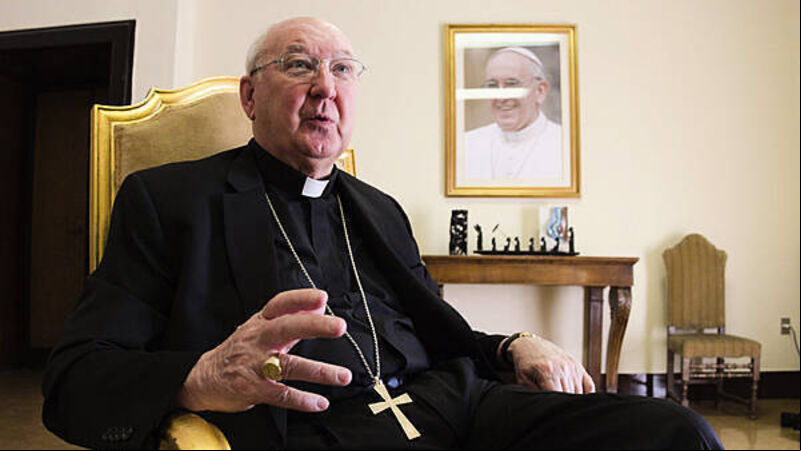 Irish-born cardinal entrusted as ‘camerlengo’ running Holy See between popes Irish-born cardinal entrusted as ‘camerlengo’ running Holy See between popes