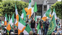 Businesses left frustrated as immigration protestors kept apart by large Garda operation in Donegal