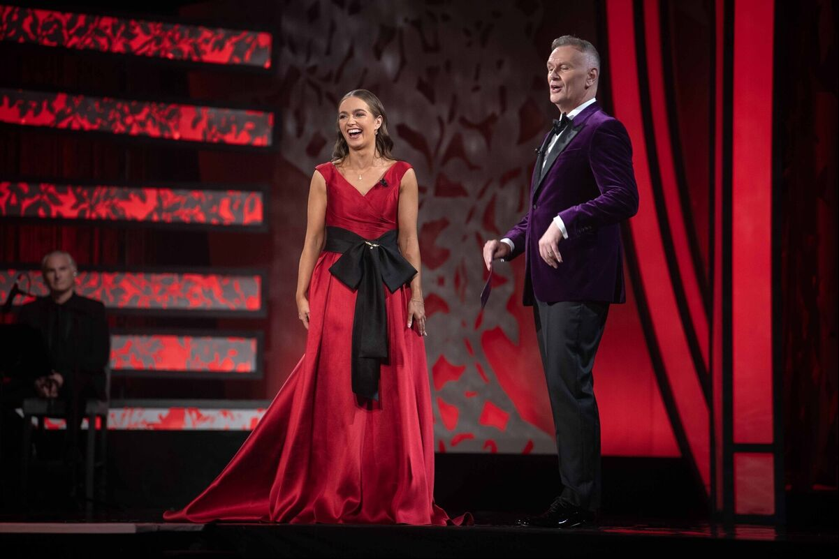 2024 Cork Rose Shauna O’Sullivan pictured on stage at the Kerry Sports Academy, MTU with Dáithí Ó’Sé during the Rose of Tralee International Festival TV Rose Selection last August. Photo By : Domnick Walsh © Eye Focus LTD . 2024 Cork Rose Shauna O’Sullivan pictured on stage at the Kerry Sports Academy, MTU with Dáithí Ó’Sé during the Rose of Tralee International Festival TV Rose Selection last August. Photo By : Domnick Walsh © Eye Focus LTD .