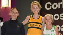 Niamh Allen from the Leevale club creates history crossing the line first ahead of the men in the race