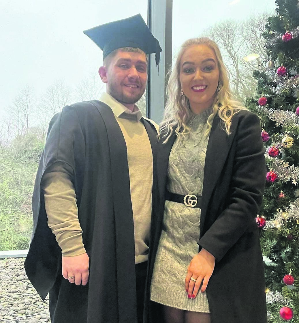 Ciarán Walsh and girlfriend Larissa McCarthy