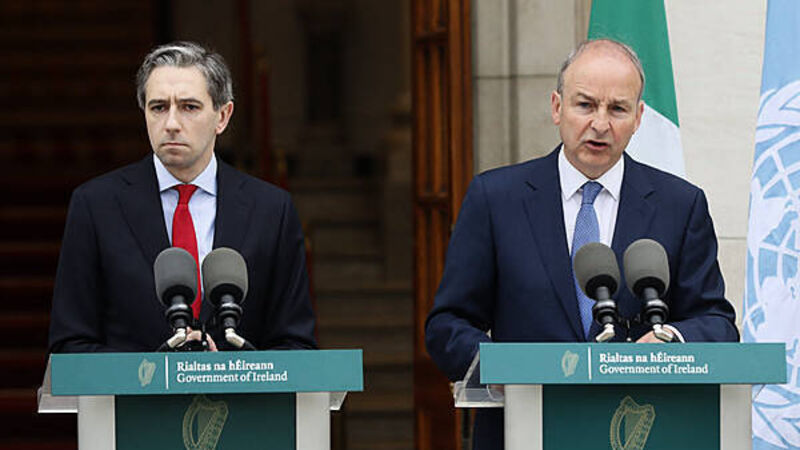 Taoiseach and Tánaiste defend stance on Palestine and accuses Israel of genocide Taoiseach and Tánaiste defend stance on Palestine and accuses Israel of genocide