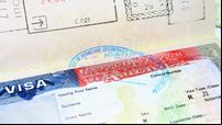 empty J1 USA visa for man