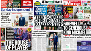 What the papers say: Sunday's front pages