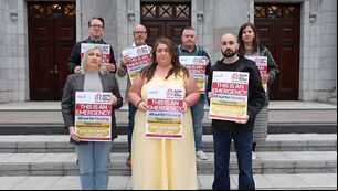 <p> Cork City Councillors, (back row) Cllr Joe Lynch, Cllr Oliver Moran, Cllr Kenneth Collins, Cllr Niamh O'Connor, (front row) Cllr Michelle Gould, Cllr Ciara O'Connor and Cllr Brian McCarthy. Picture: Jim Coughlan.</p>
