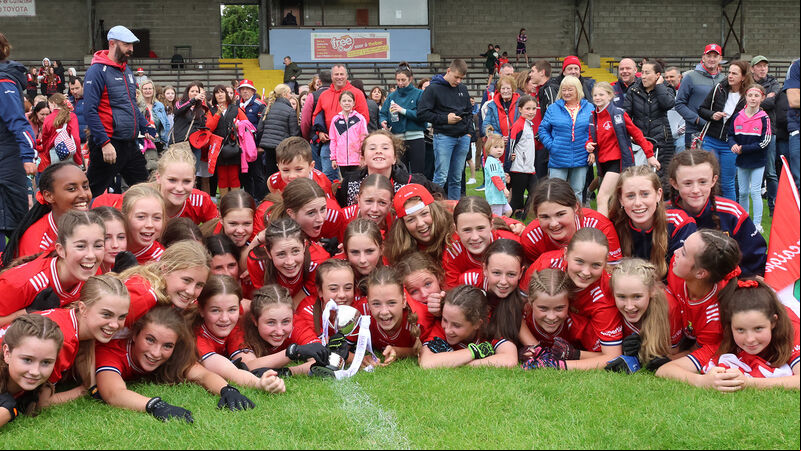 Cork U14 ladies footballers beat Galway after extra time in epic All-Ireland final Cork U14 ladies footballers beat Galway after extra time in epic All-Ireland final