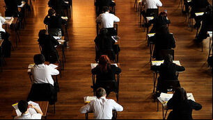 School exam stock